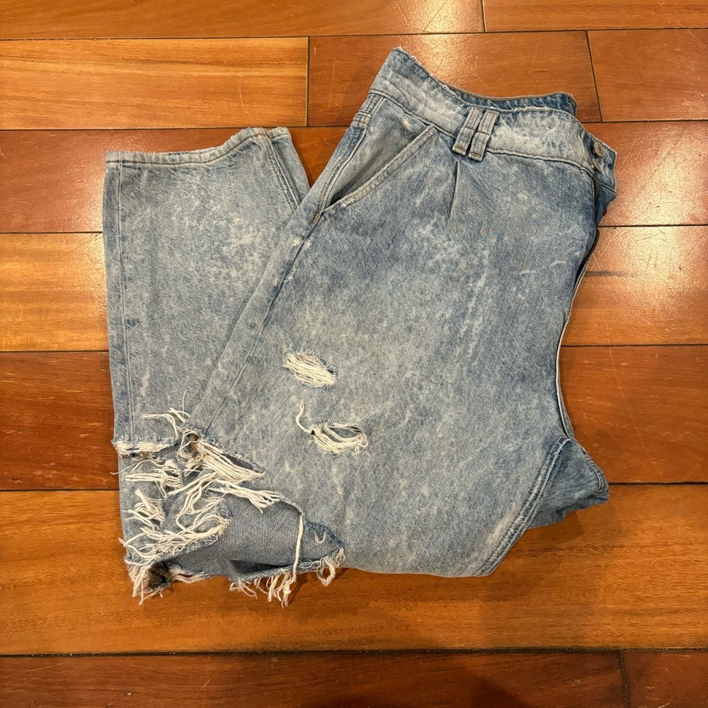 High Waisted Mom Jeans